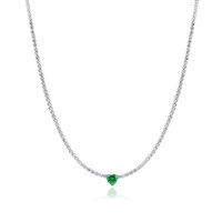 Collana Brand Donna Attimi in Acciaio Cristallo 14NK016V - 14NK016V